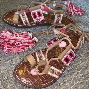 Sam Edelman Ankle Wrap Sandal